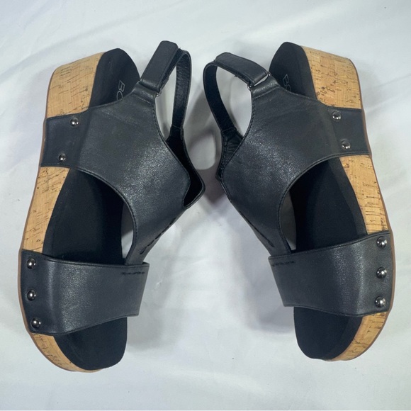 Boutique by Corky’s Women's Refreshing Black Wedge Sandals - Picture 4 of 9